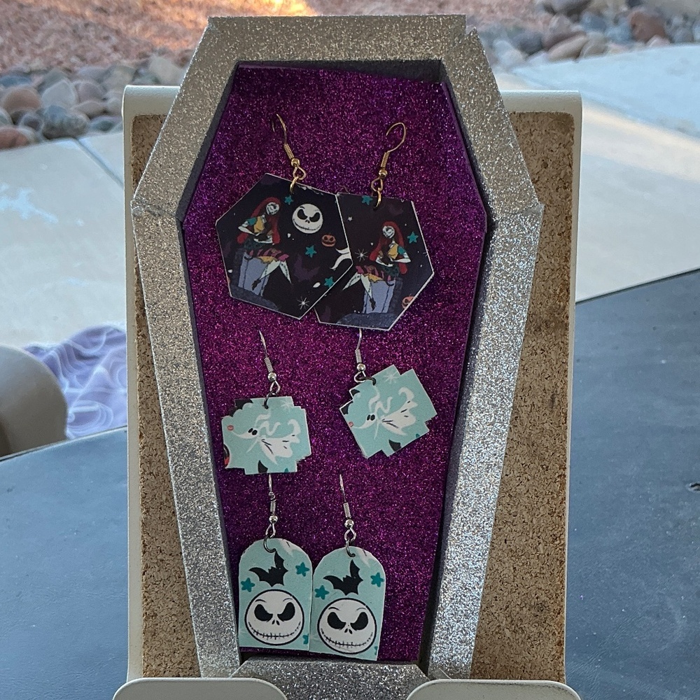 Nightmare before Christmas earrings set